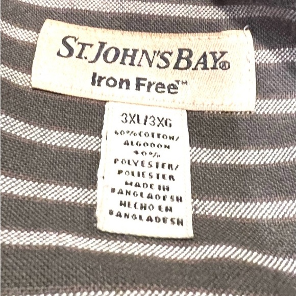 Men’s Dress Shirt By St. John’s Bay. Size 3XL/3XG - Picture 8 of 8